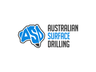 Australian Surface Drilling logo design by senandung