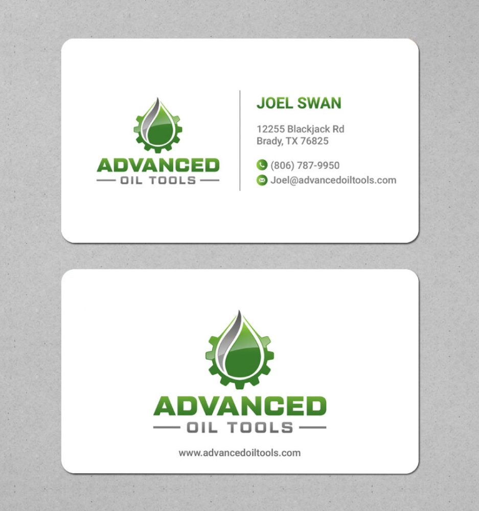 Advanced Oil Tools logo design by Boomstudioz