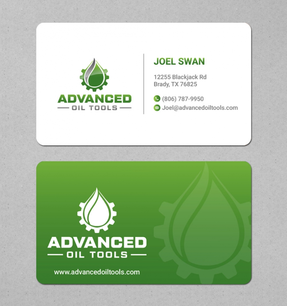 Advanced Oil Tools logo design by Boomstudioz