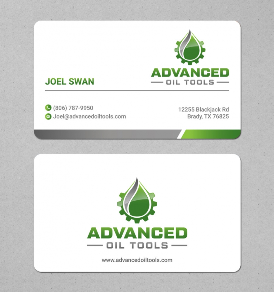 Advanced Oil Tools logo design by Boomstudioz