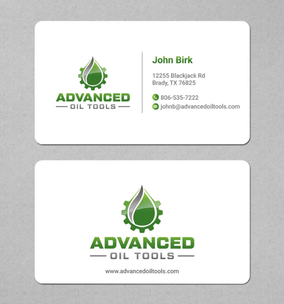 Advanced Oil Tools logo design by Boomstudioz