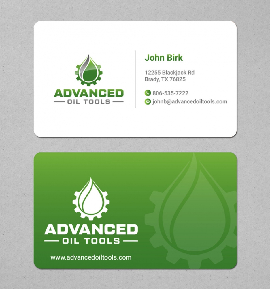 Advanced Oil Tools logo design by Boomstudioz