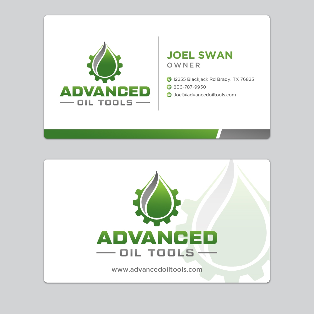Advanced Oil Tools logo design by labo