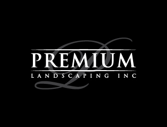premium landscaping inc logo design by Creativeminds