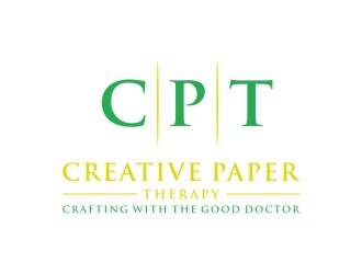 Creative Paper Therapy (CPT) logo design by sabyan