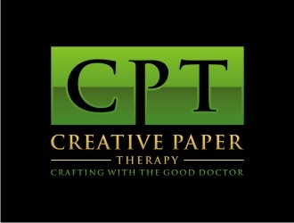 Creative Paper Therapy (CPT) logo design by sabyan