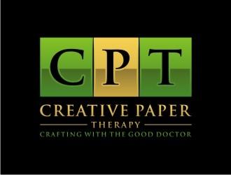 Creative Paper Therapy (CPT) logo design by sabyan