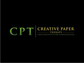 Creative Paper Therapy (CPT) logo design by sabyan