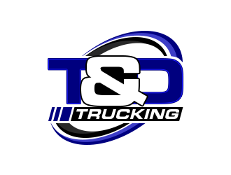 T&D Trucking logo design by ProfessionalRoy