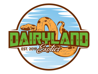 DAIRYLAND EXOTICS logo design by qqdesigns