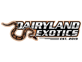 DAIRYLAND EXOTICS logo design by MAXR
