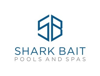 Shark Bait Pools and Spas logo design by sabyan