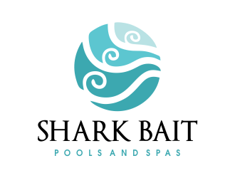 Shark Bait Pools and Spas logo design by JessicaLopes