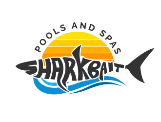 Shark Bait Pools and Spas logo design by ProfessionalRoy