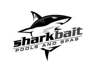 Shark Bait Pools and Spas logo design by torresace
