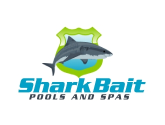 Shark Bait Pools and Spas logo design by AamirKhan