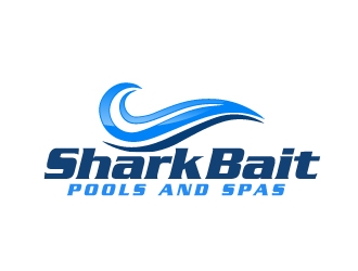 Shark Bait Pools and Spas logo design by AamirKhan