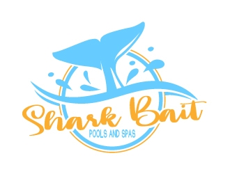 Shark Bait Pools and Spas logo design by AamirKhan