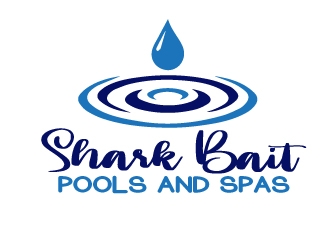 Shark Bait Pools and Spas logo design by AamirKhan