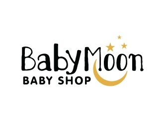 BabyMoon Baby Shop logo design by Foxcody