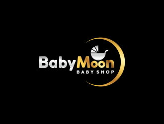 BabyMoon Baby Shop logo design by RIANW
