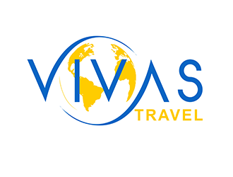 VIVAS TRAVEL logo design by 3Dlogos