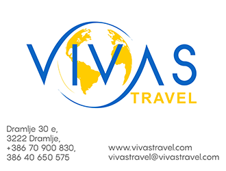 VIVAS TRAVEL logo design by 3Dlogos