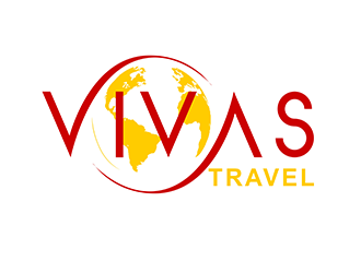VIVAS TRAVEL logo design by 3Dlogos