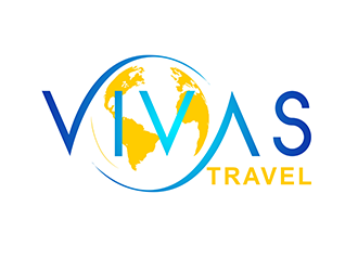 VIVAS TRAVEL logo design by 3Dlogos