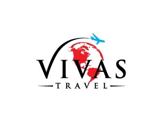 VIVAS TRAVEL logo design by usef44