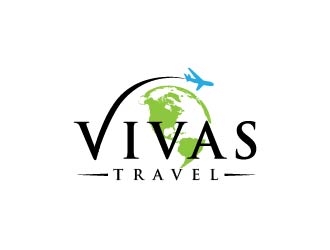 VIVAS TRAVEL logo design by usef44