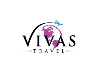 VIVAS TRAVEL logo design by usef44
