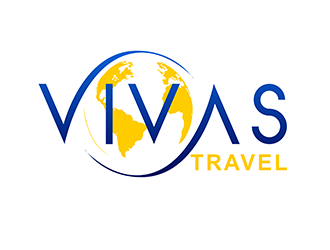 VIVAS TRAVEL logo design by 3Dlogos