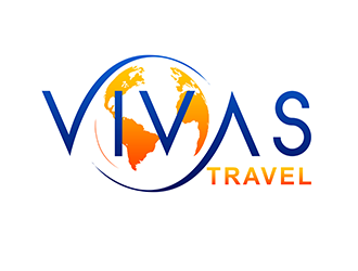 VIVAS TRAVEL logo design by 3Dlogos
