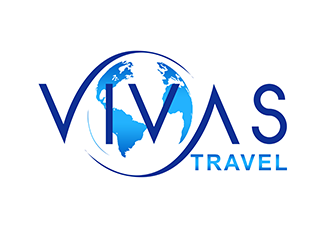 VIVAS TRAVEL logo design by 3Dlogos