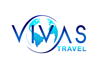 VIVAS TRAVEL logo design by 3Dlogos