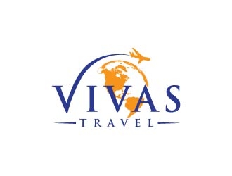 VIVAS TRAVEL logo design by usef44
