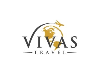 VIVAS TRAVEL logo design by usef44
