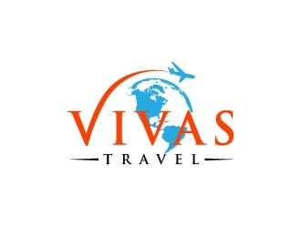 VIVAS TRAVEL logo design by usef44