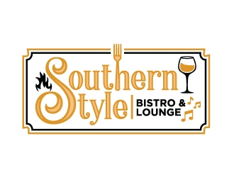 Southern Style Bistro and Lounge logo design by Foxcody
