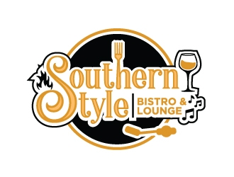 Southern Style Bistro and Lounge logo design by Foxcody