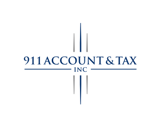 911 Account & Tax, Inc. logo design by kimora