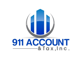 911 Account & Tax, Inc. logo design by AamirKhan