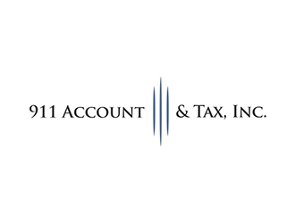 911 Account & Tax, Inc. logo design by SteveQ