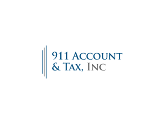 911 Account & Tax, Inc. logo design by kopipanas