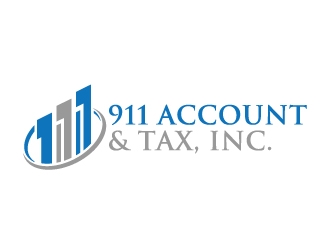 911 Account & Tax, Inc. logo design by LogOExperT