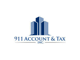 911 Account & Tax, Inc. logo design by kimora