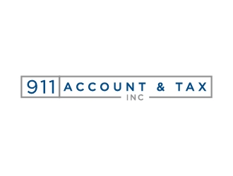 911 Account & Tax, Inc. logo design by Lovoos