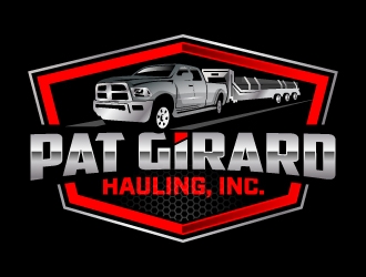 Pat Girard Hauling, Inc. logo design by jaize