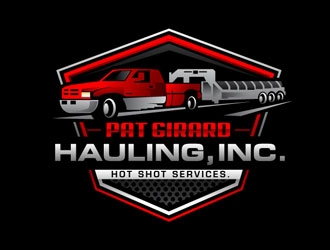 Pat Girard Hauling, Inc. logo design by LogoInvent